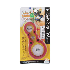 3-in-1 Multi Opener packaging showcasing its versatility and ease of use for various bottle and jar lids.