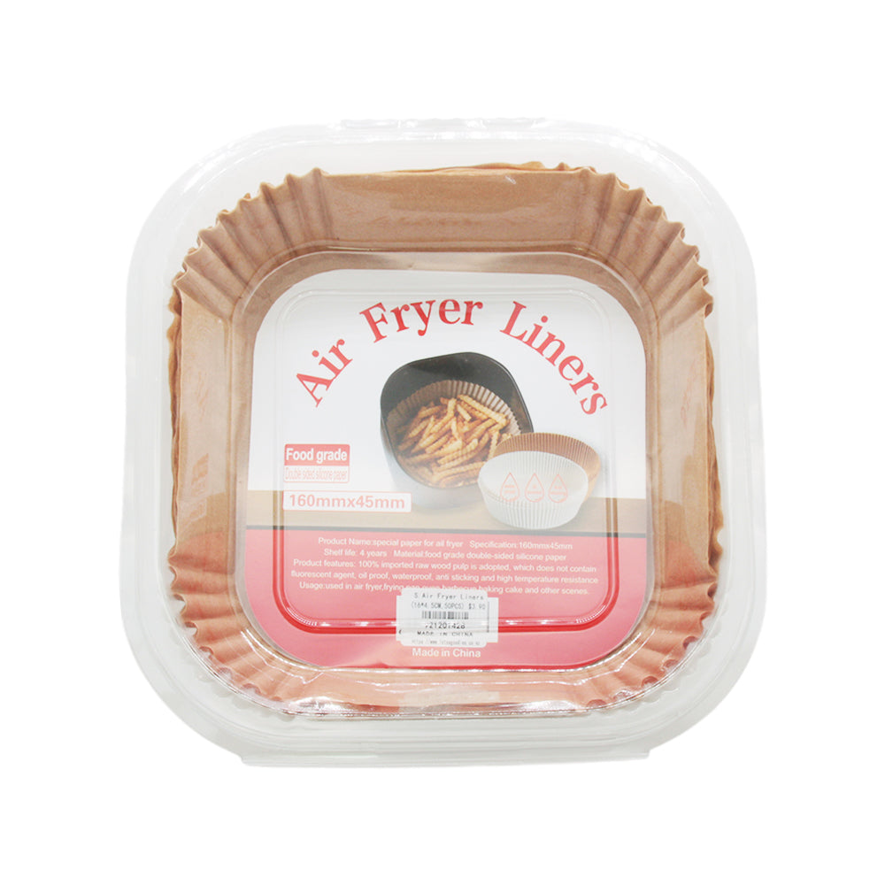 S.Air Fryer Liners(16*4.5CM,50PCS)