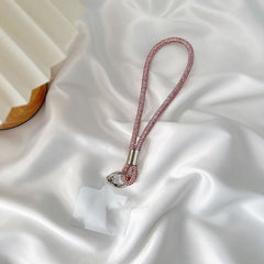 Rhinestone Wrist Strap for Phones – Elegant Diamond-Look Lanyard with Keyring | NZ Based